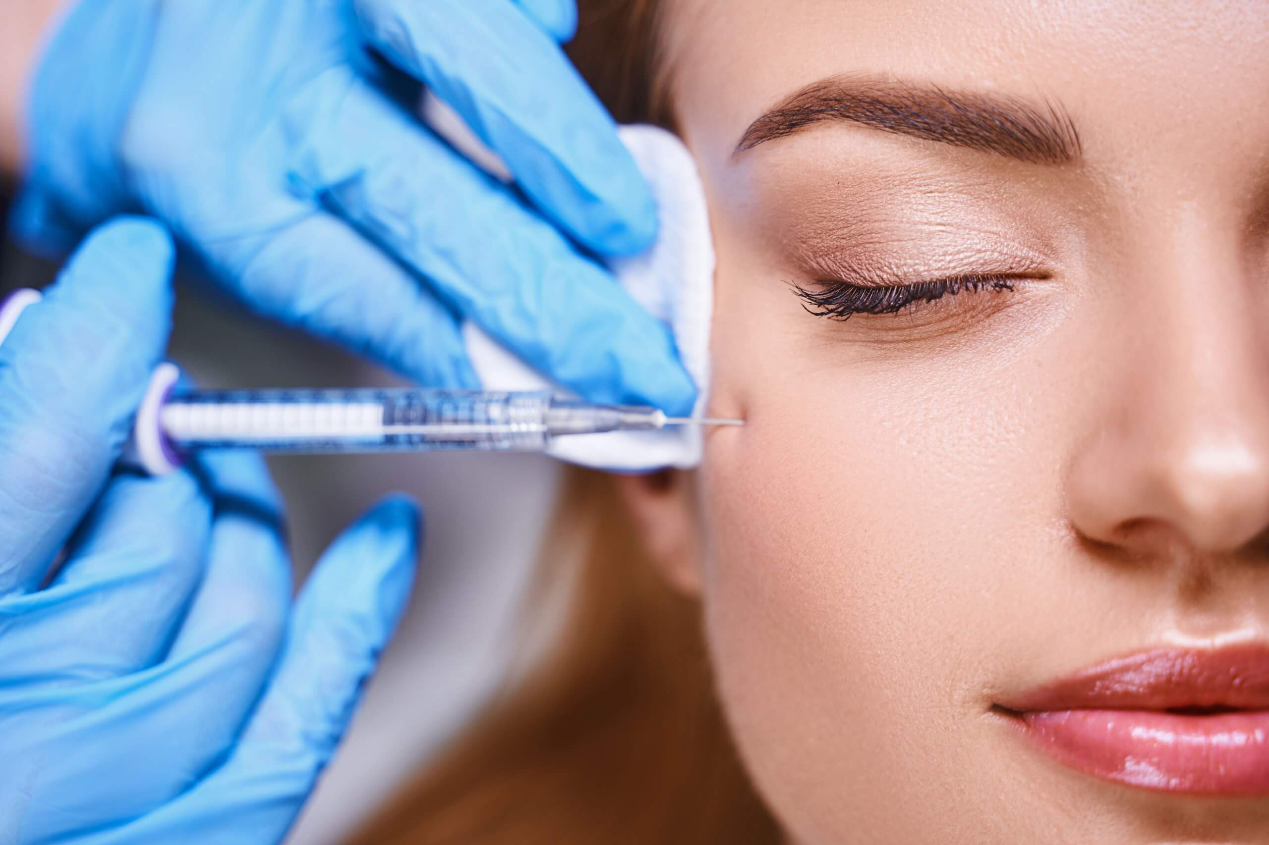 Botox treatment for the face in India.