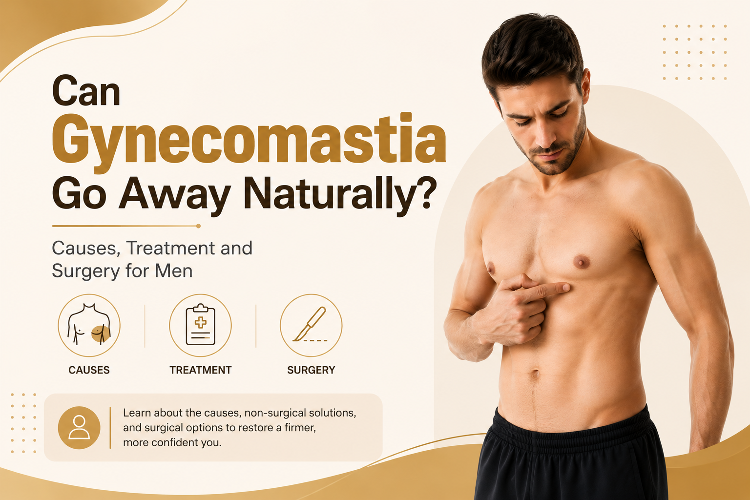 Can Gynecomastia Go Away Naturally? Causes, Treatment and Surgery for Men