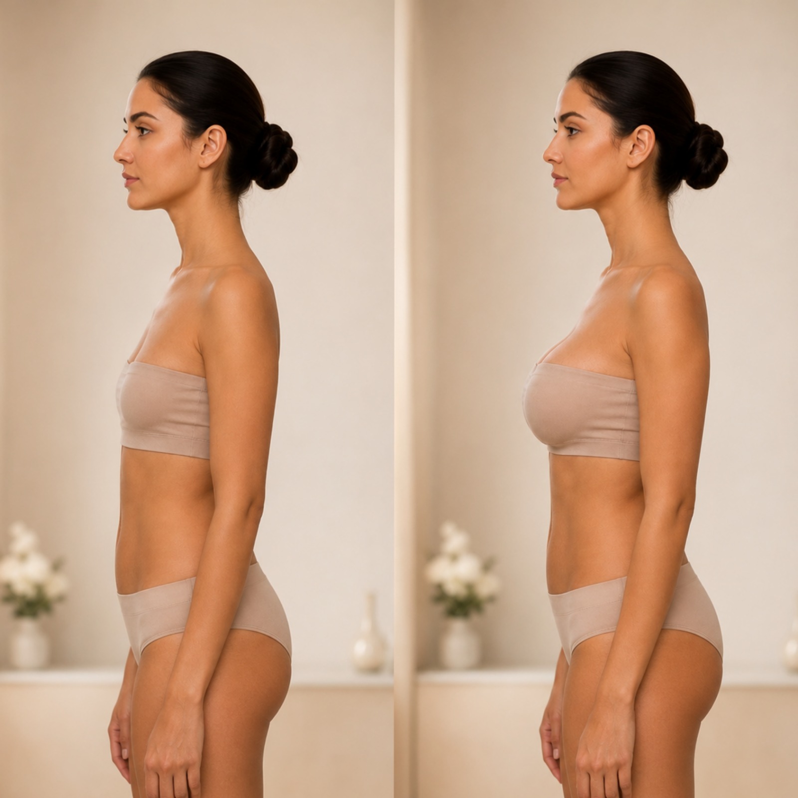 Patient portrait for breast augmentation consultation