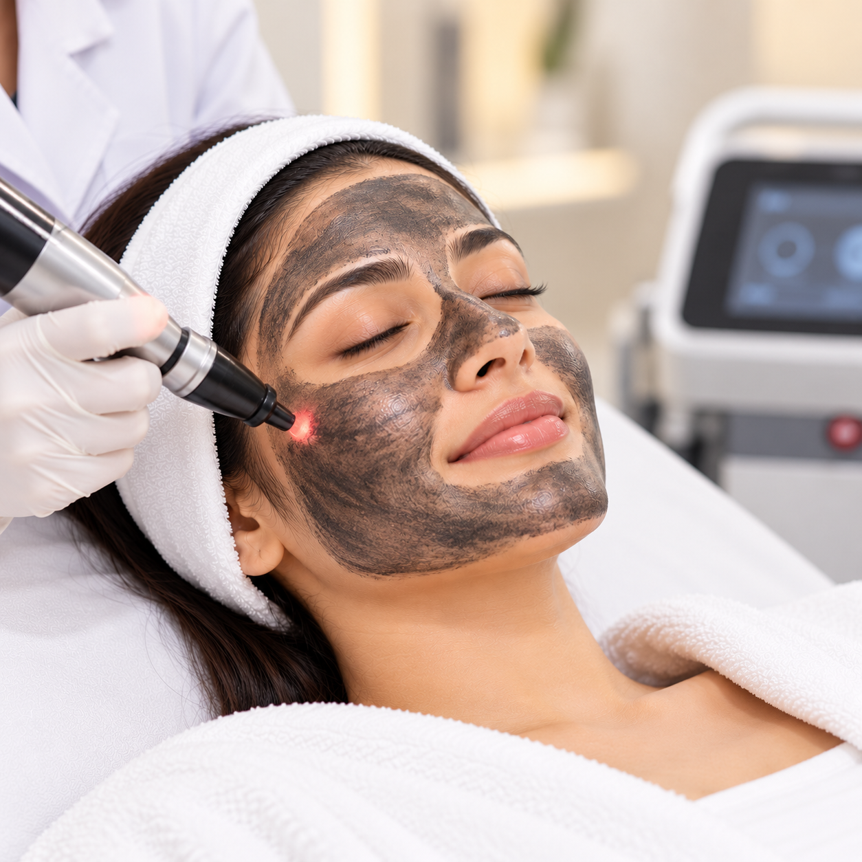 Carbon peel laser treatment for skin rejuvenation in Bangalore
