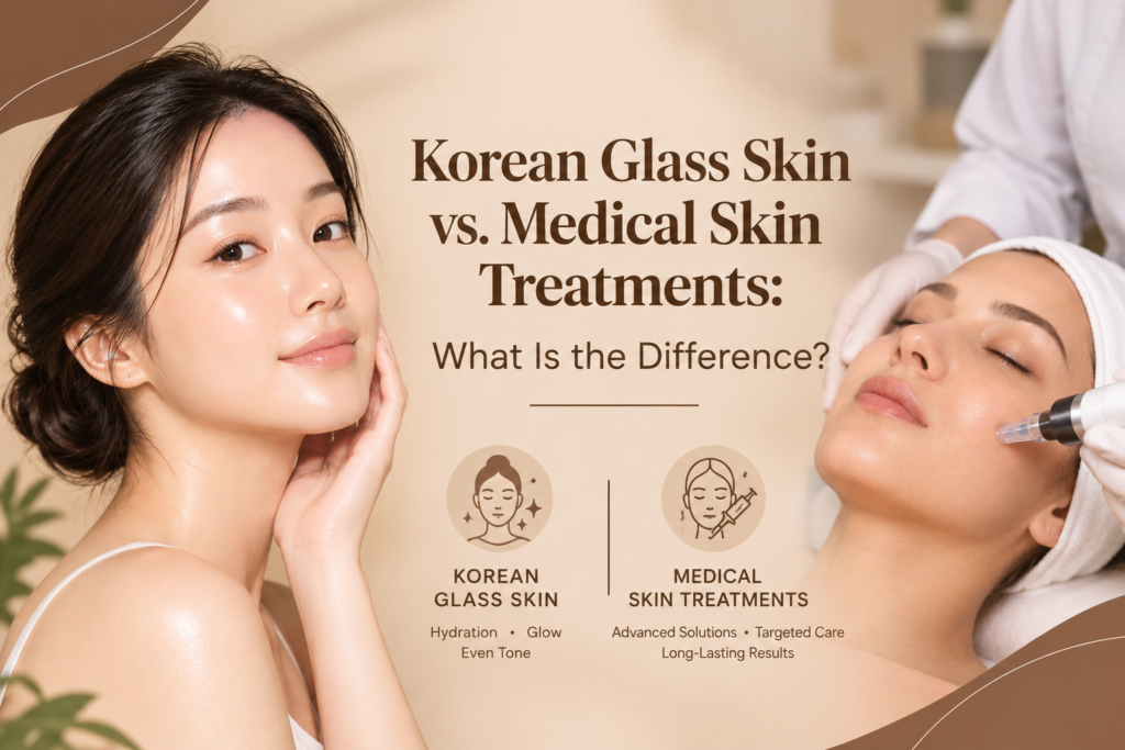 Korean Glass Skin vs. Medical Skin Treatments