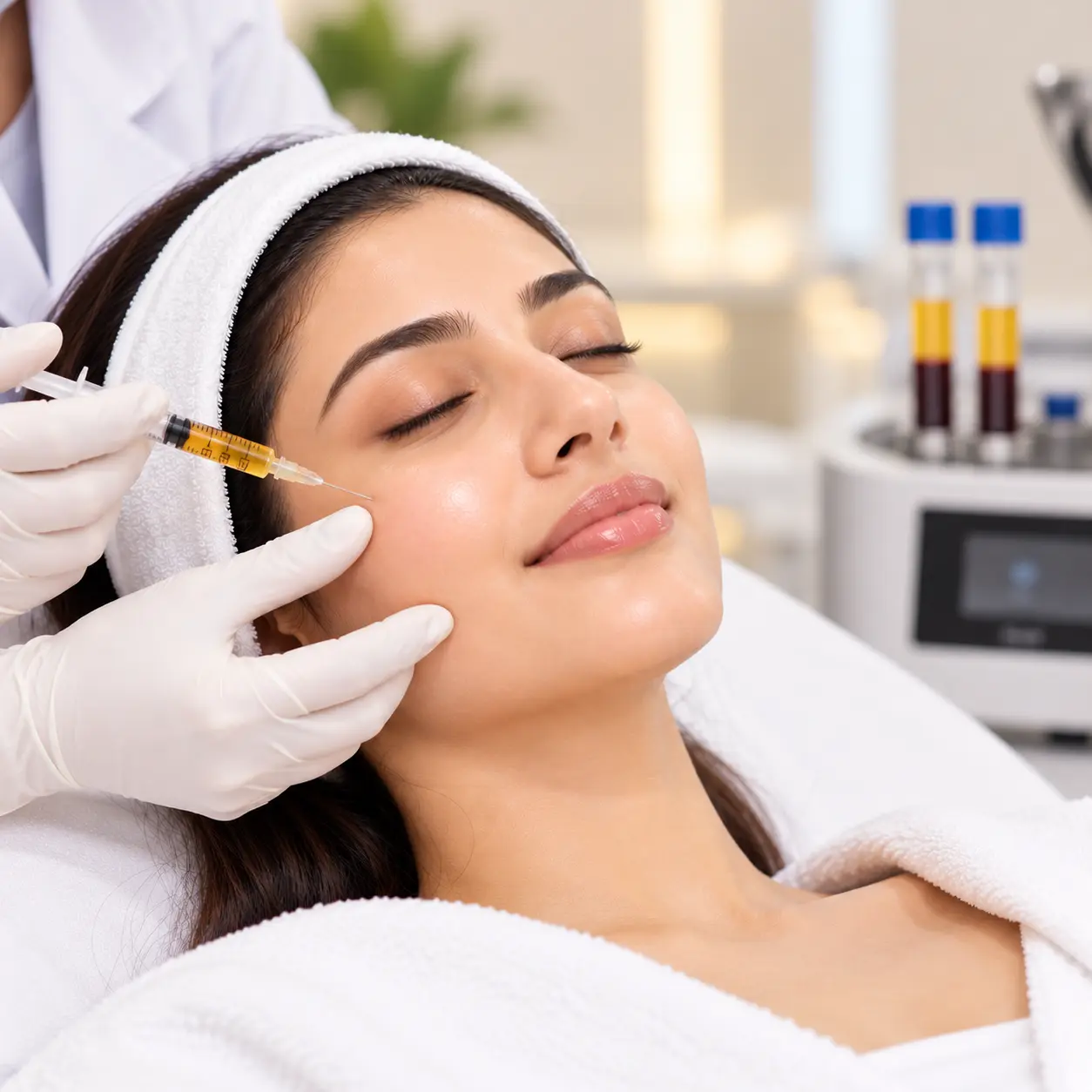 PRP skin rejuvenation treatment at K Aesthetics in Bangalore